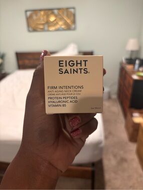 Eight Saints Firm Intentions Anti Aging Neck Cream Peptides 2 oz New